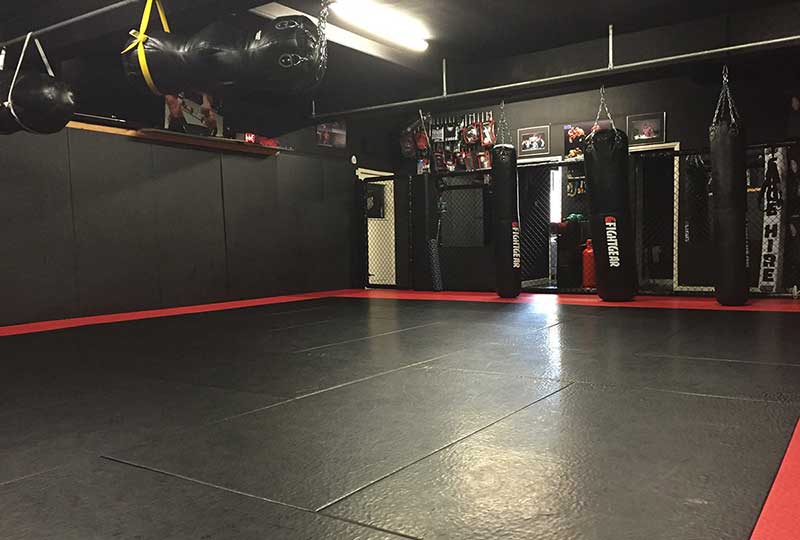 Ross Pointon's gym in Hanley