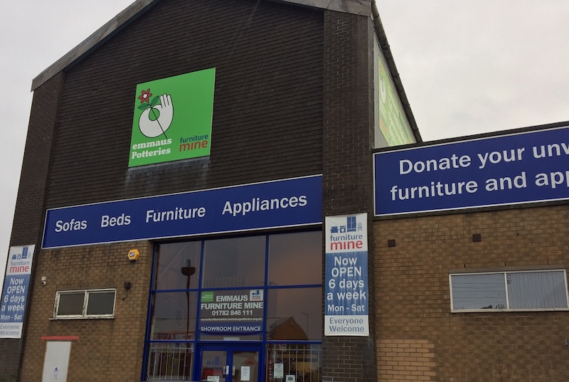 Emmaus Furniture Mine help Men Unite Baba Baboon!