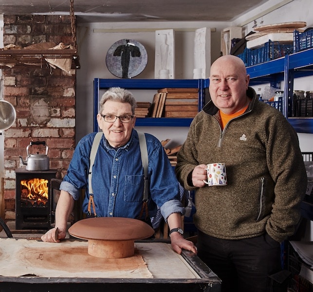 Mike-Cain-and-dave-Harper-Penkhull-Artists-Potters-Association