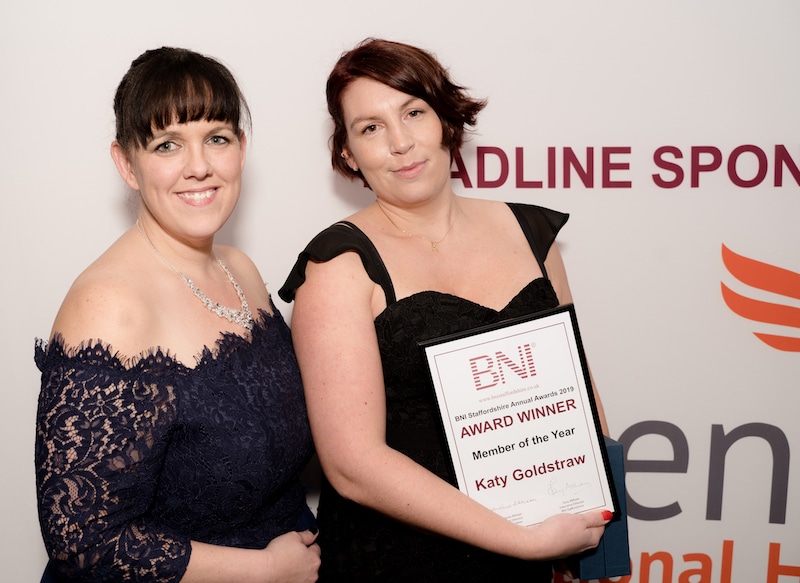 lyndsay-marchant-of-occupational-health-and-katy-goldstraw-at-BNI-staffordshire-awards